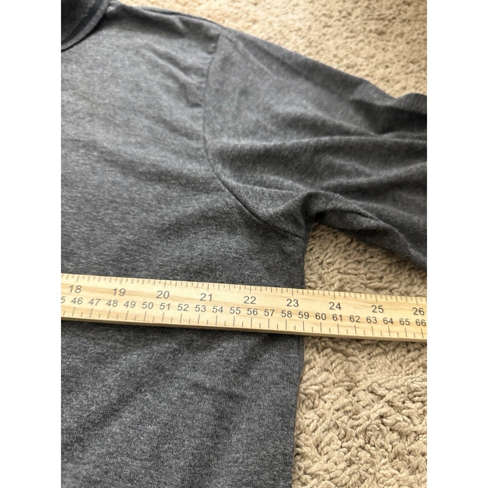 Bogner 1/4 Zip Long Sleeve Polo Shirt Mens XL Grey Lufthansa First  Knit‎ qq01 - Picture 3 of 6